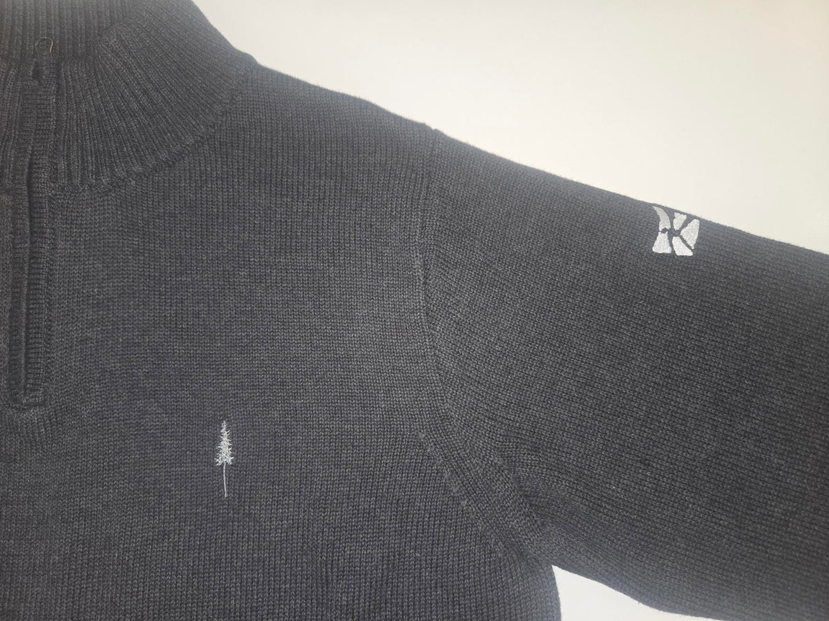 NIKIN TreePullover Quarter Zip HSG, Anthrazit