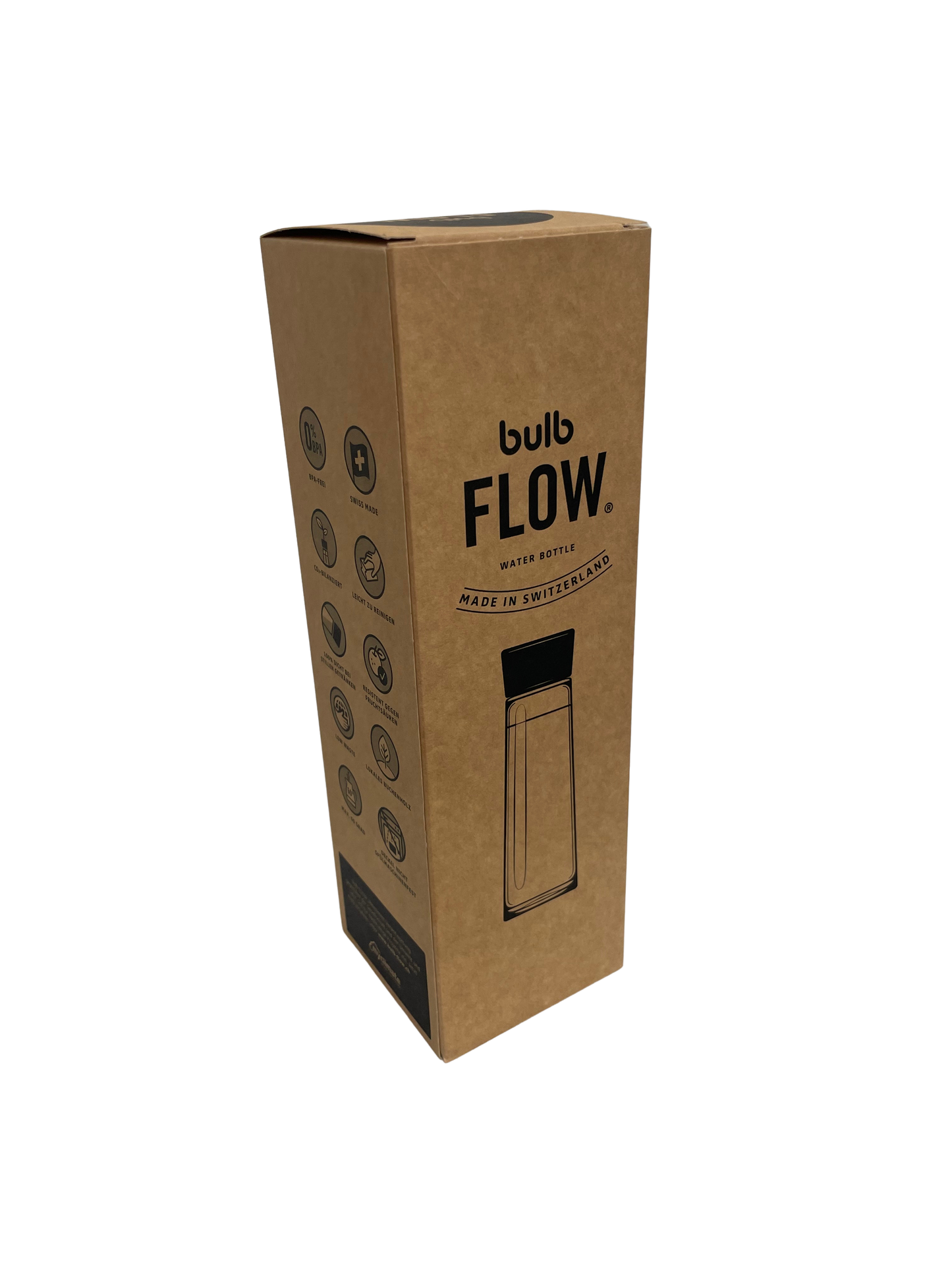 HSG FLOW Glasflasche