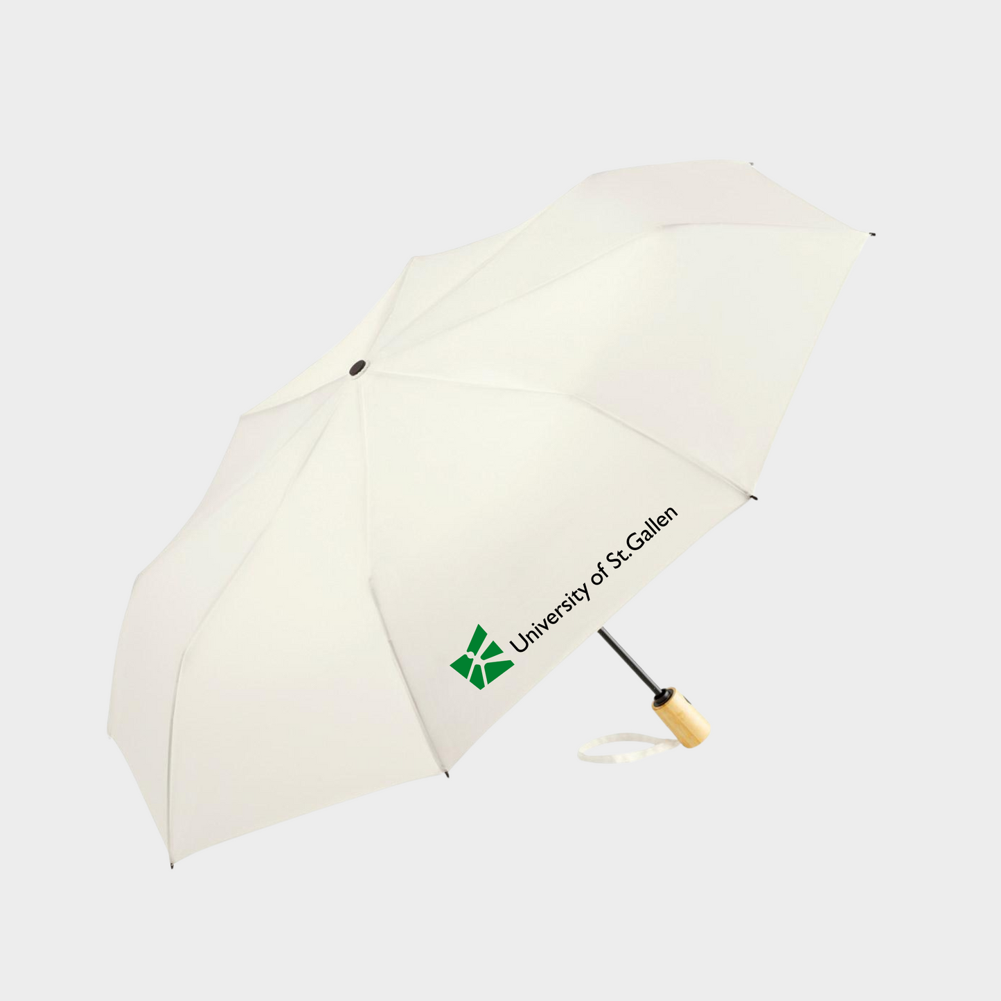 White folding umbrella 