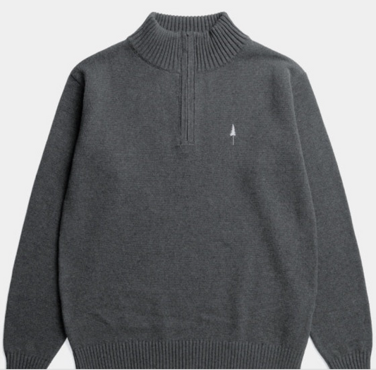NIKIN TreePullover Quarter Zip HSG, Anthrazit